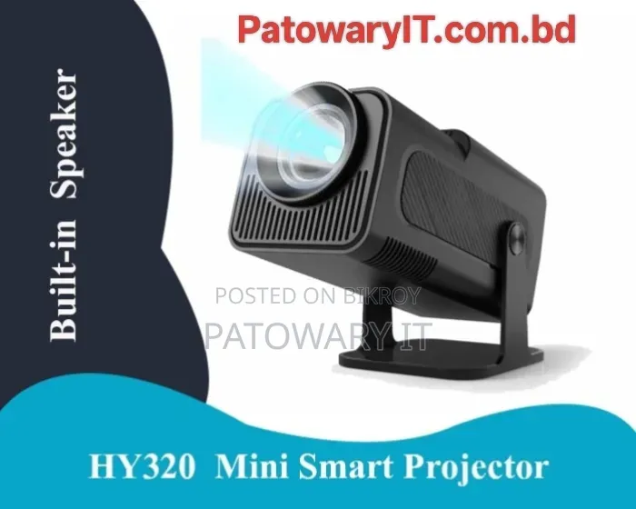 Hy320 Mini Android Smart Projector (Wifi 6 + Bluetooth 5.0)