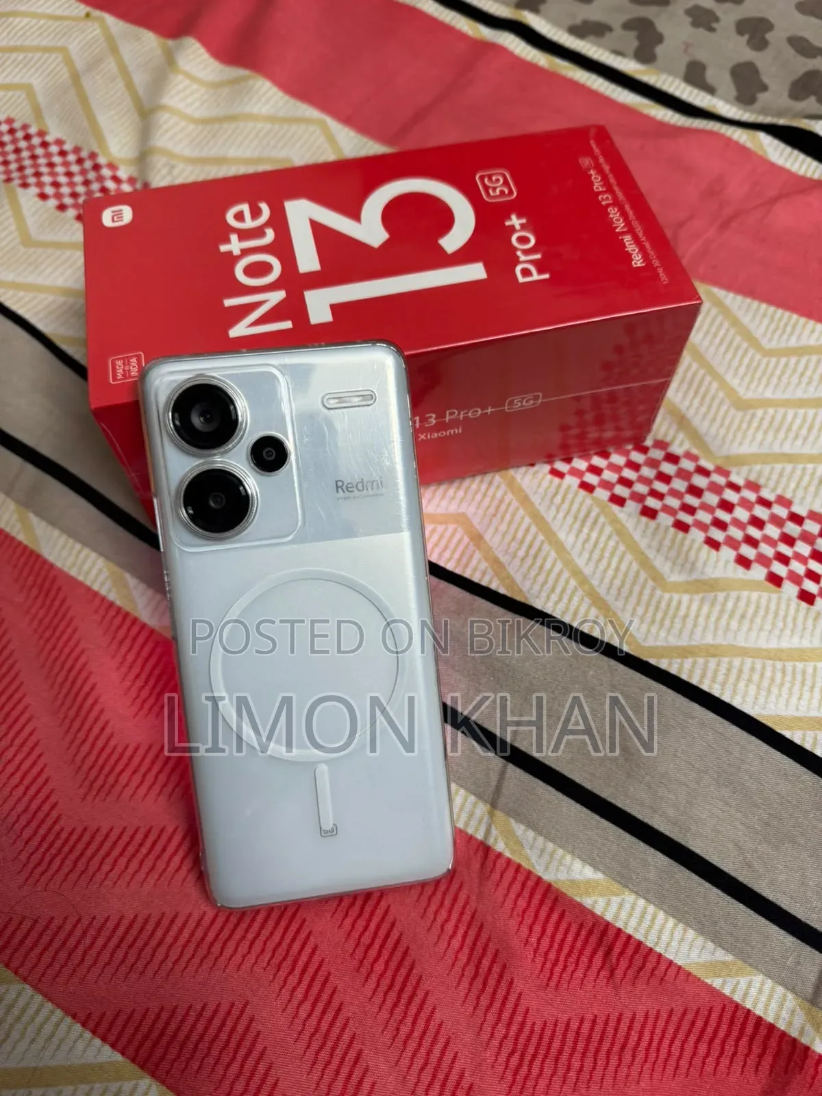 Xiaomi Redmi Note 13 Pro+ ২৫৬ জিবি সাদা