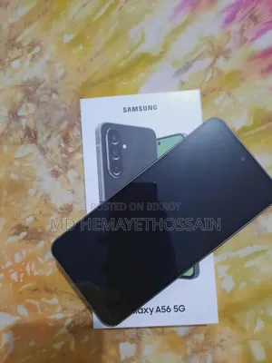 নতুন স্যামসাং গ্যালাক্সি A56 ১২৮ জিবি কালো