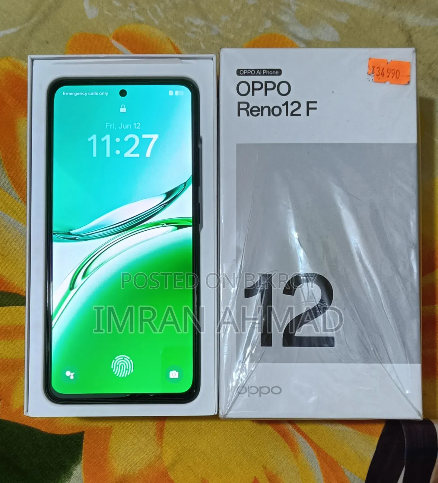 Oppo Reno12 F 256 GB Green