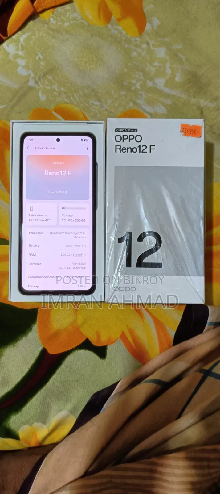 Oppo Reno12 F 256 GB Green