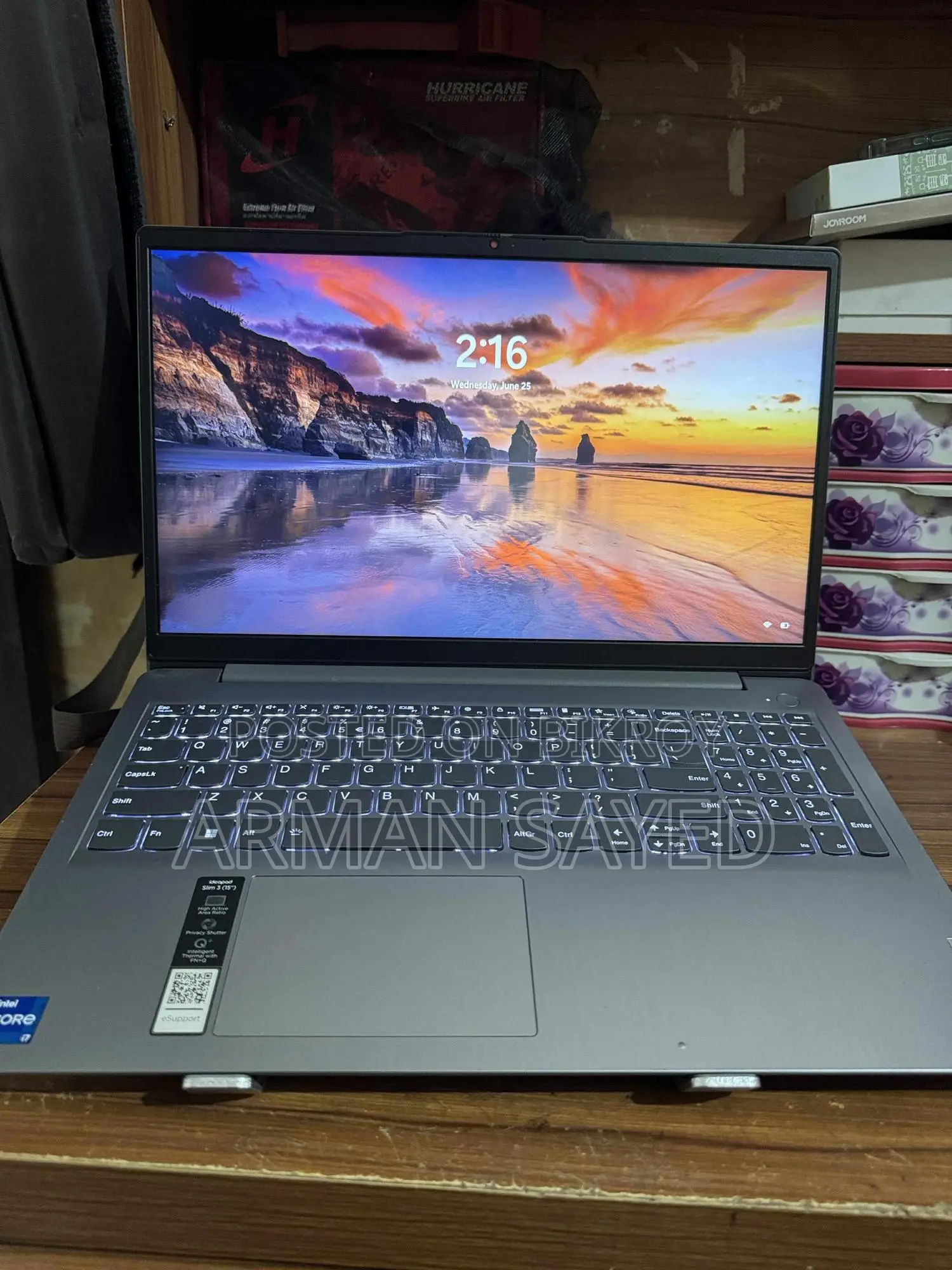 Laptop Lenovo Ideapad 3 8GB Intel Core I7 SSD 512GB