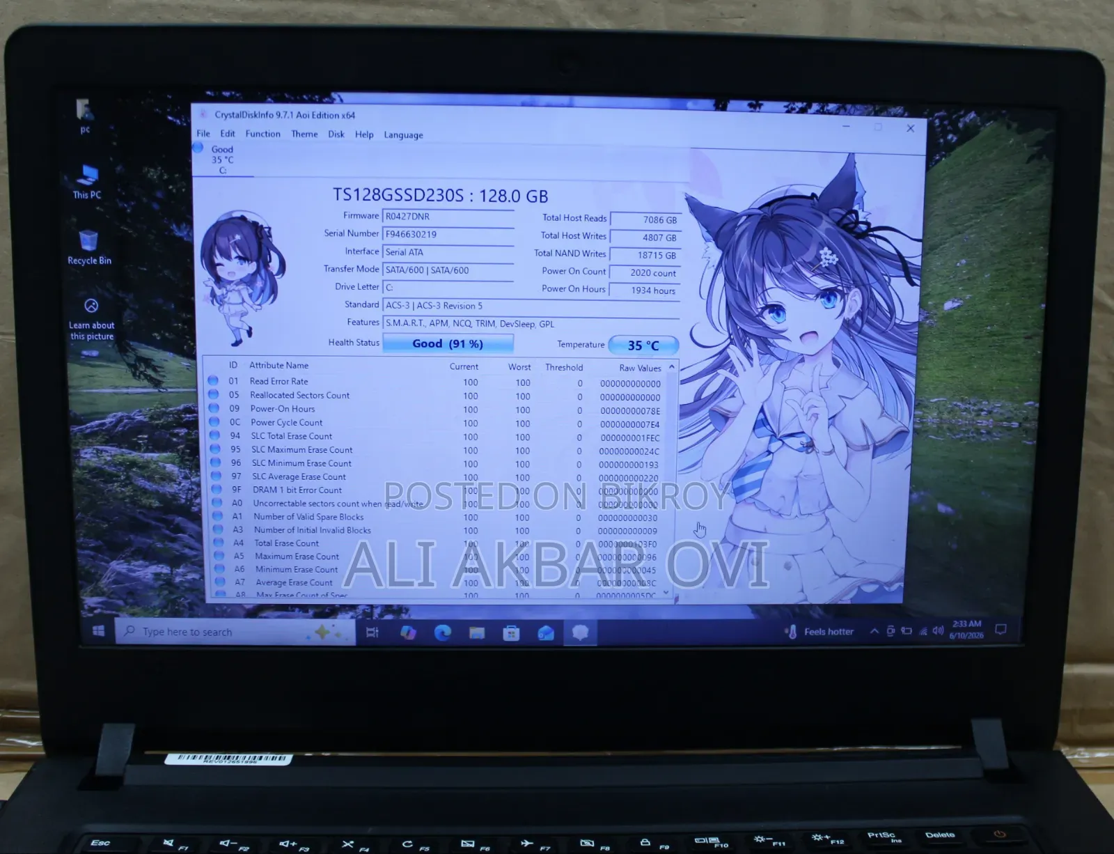 Laptop Lenovo IdeaPad 110S 4GB Intel Core I3 SSD 128GB