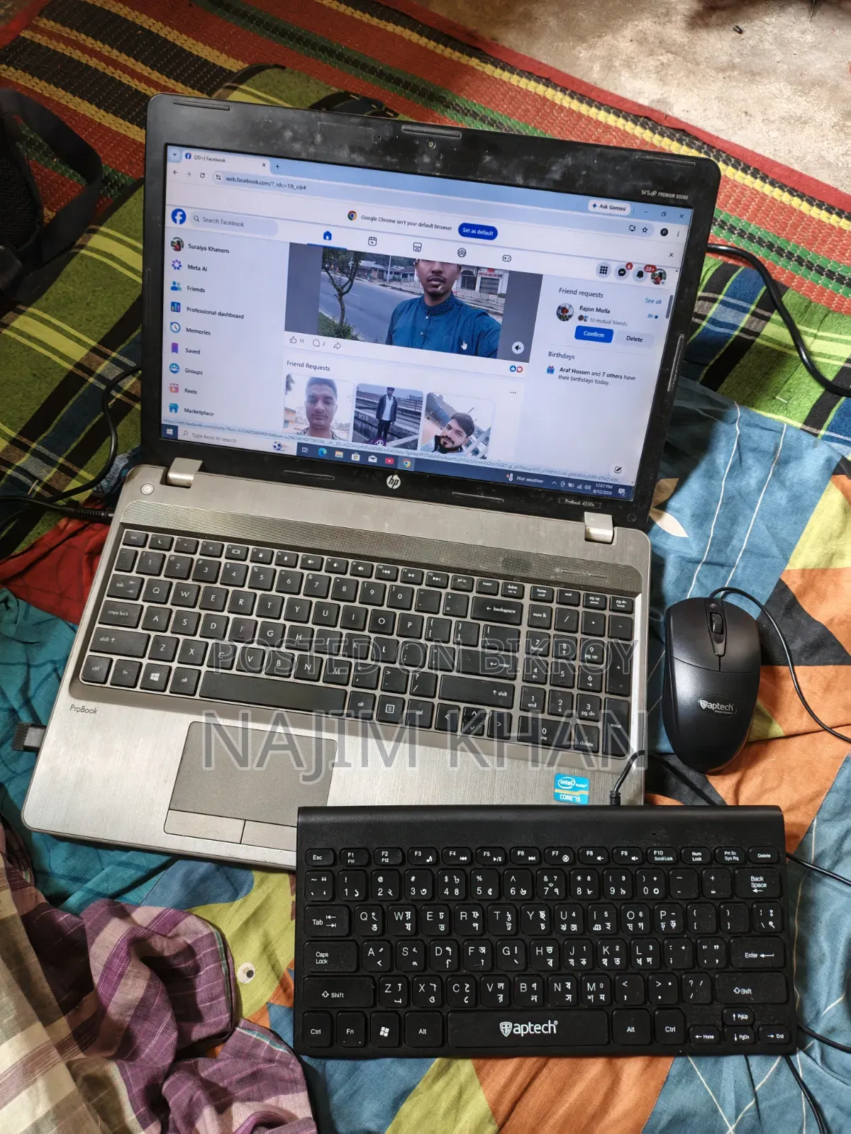 Laptop HP ProBook 4530S 4GB Intel Core I5 SSD 128GB