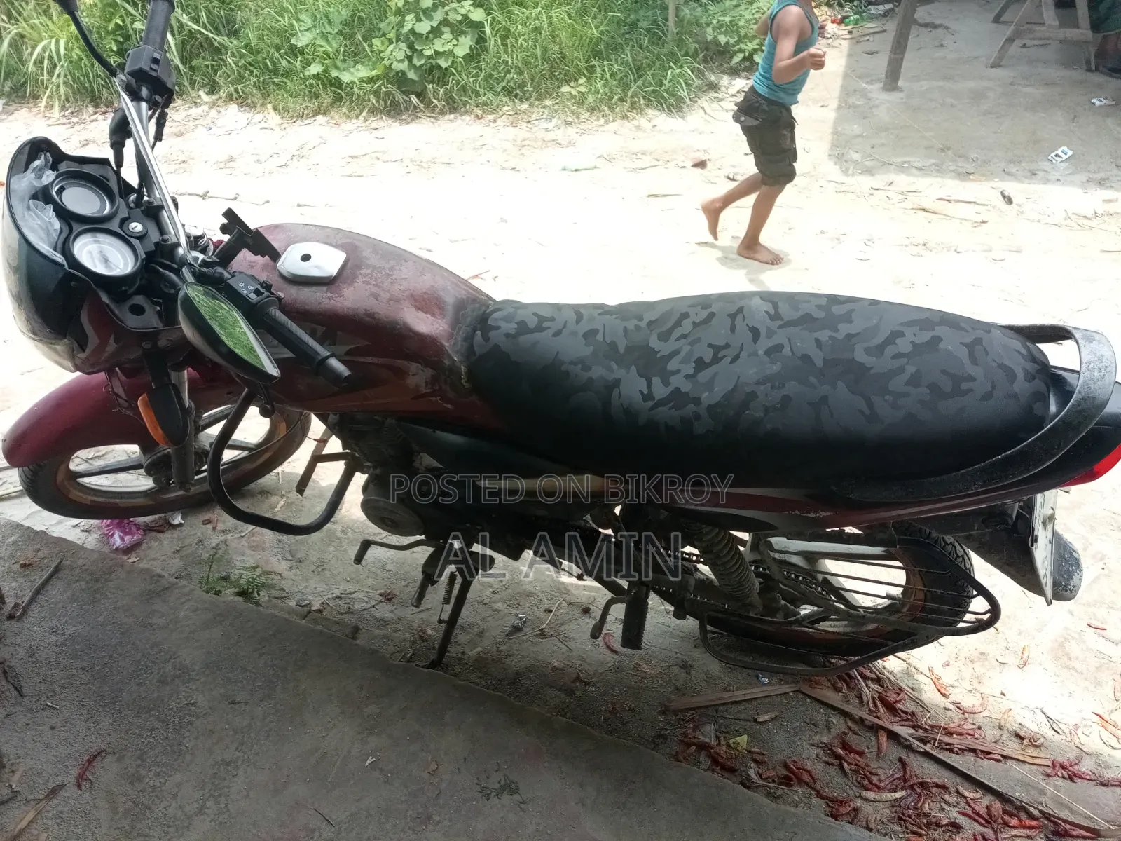 Bajaj Platina 100 2017 Red
