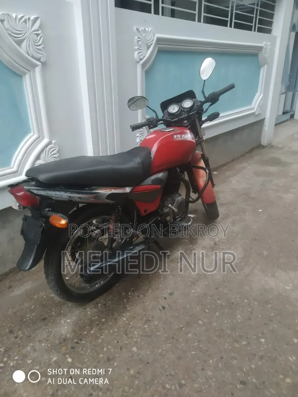 বাজাজ প্লাটিনা ১০০ ২০০৯ রেড