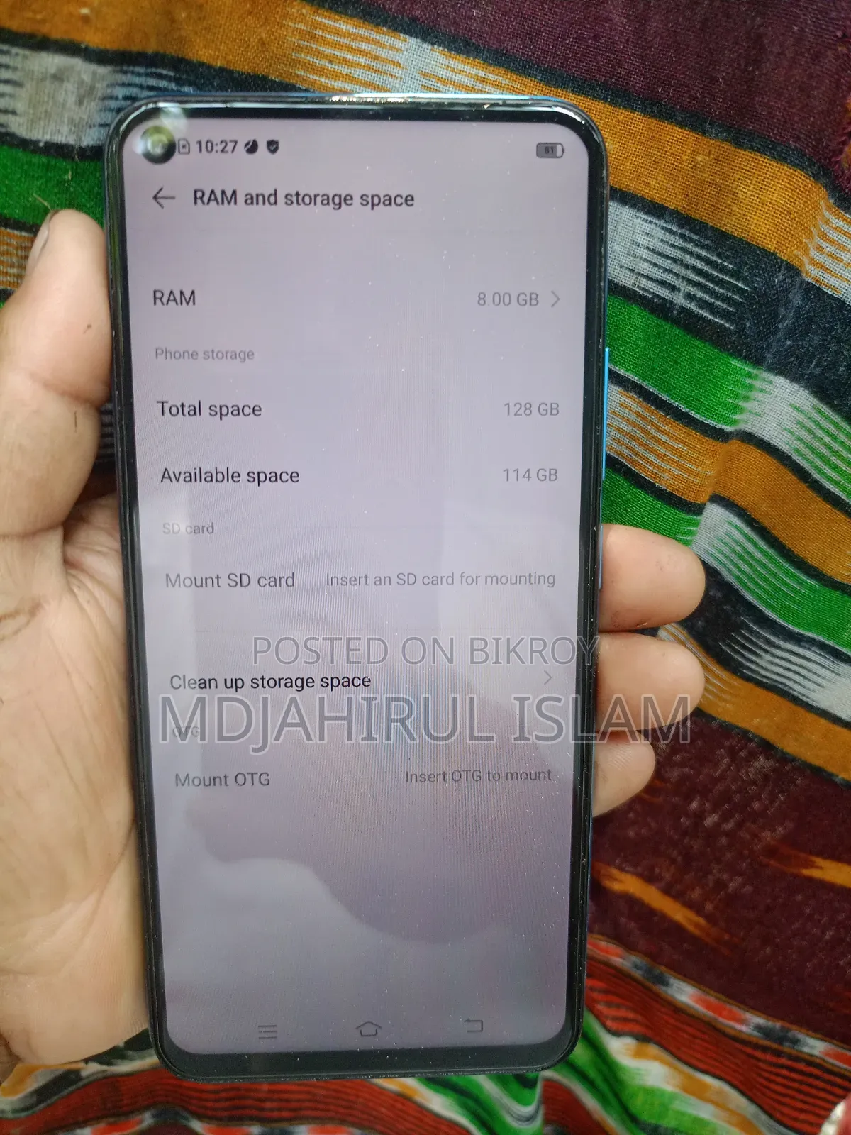 Vivo Y50 128 GB Gray