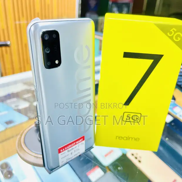 Realme7 5g シルバー 値下げ交渉可！realme 7 5G シルバー realme GT 6