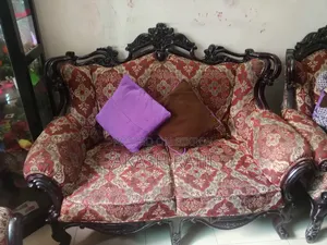 Teak Wood Victorian Sofa