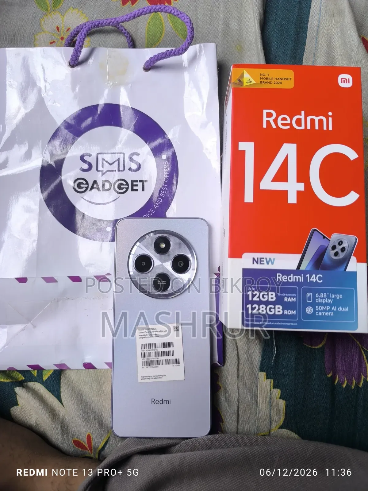 Xiaomi Redmi 14C 128 GB Purple