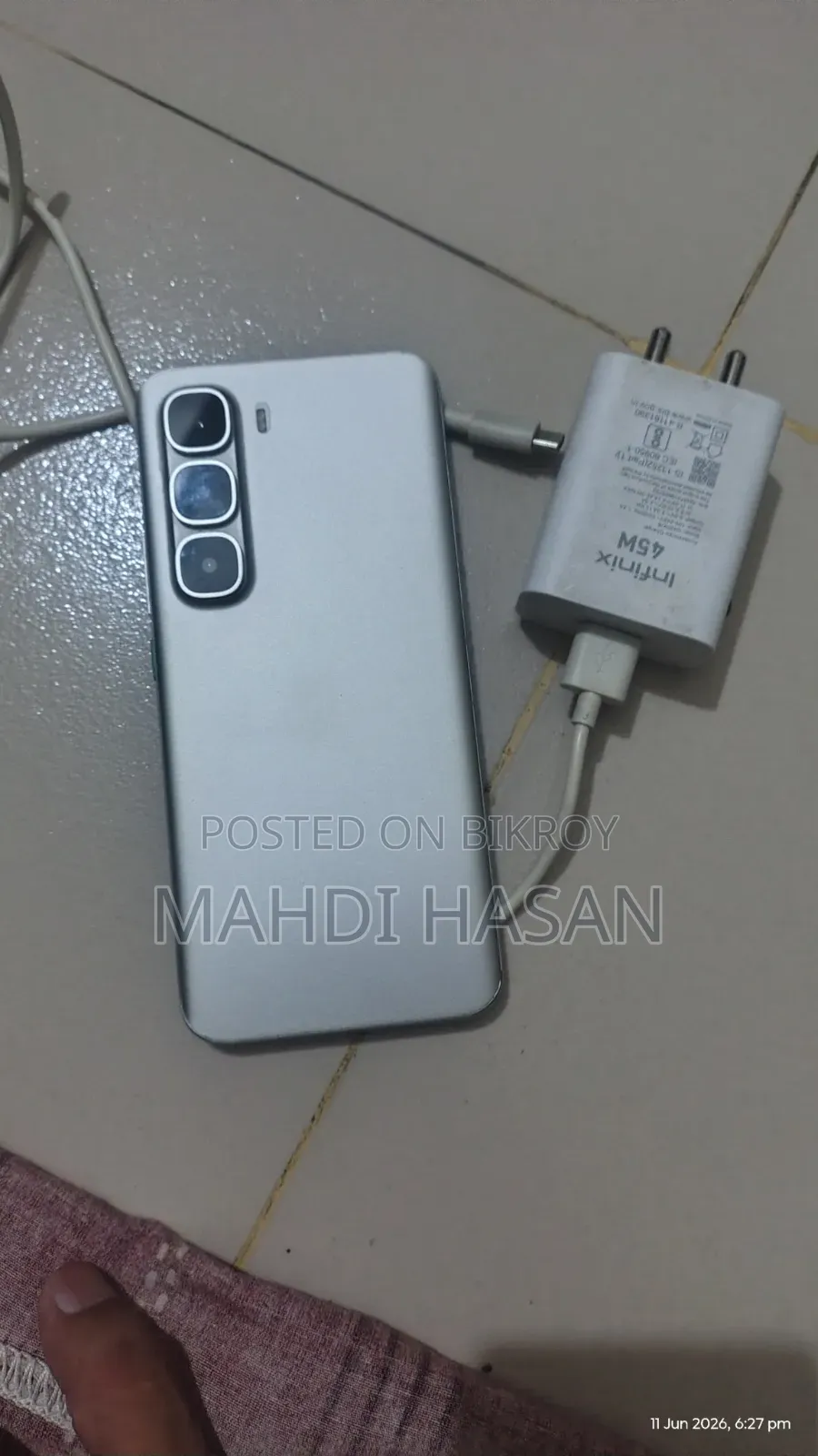 Infinix Hot 60 Pro+ 128 GB Silver