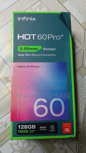 Infinix Hot 60 Pro+ 128 GB Silver