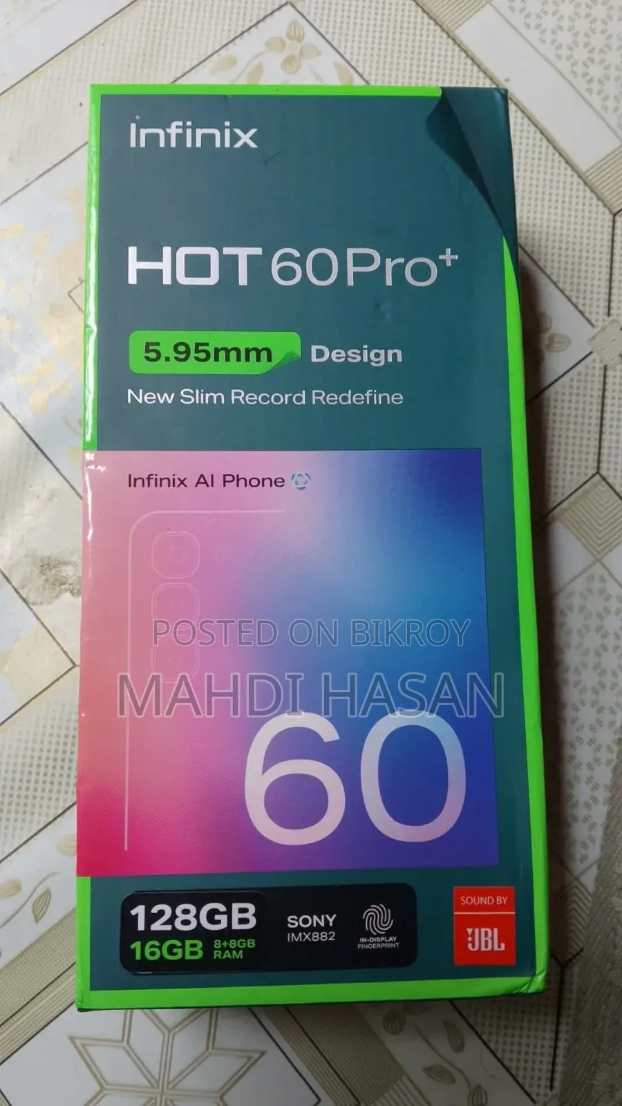 Infinix Hot 60 Pro+ 128 GB Silver