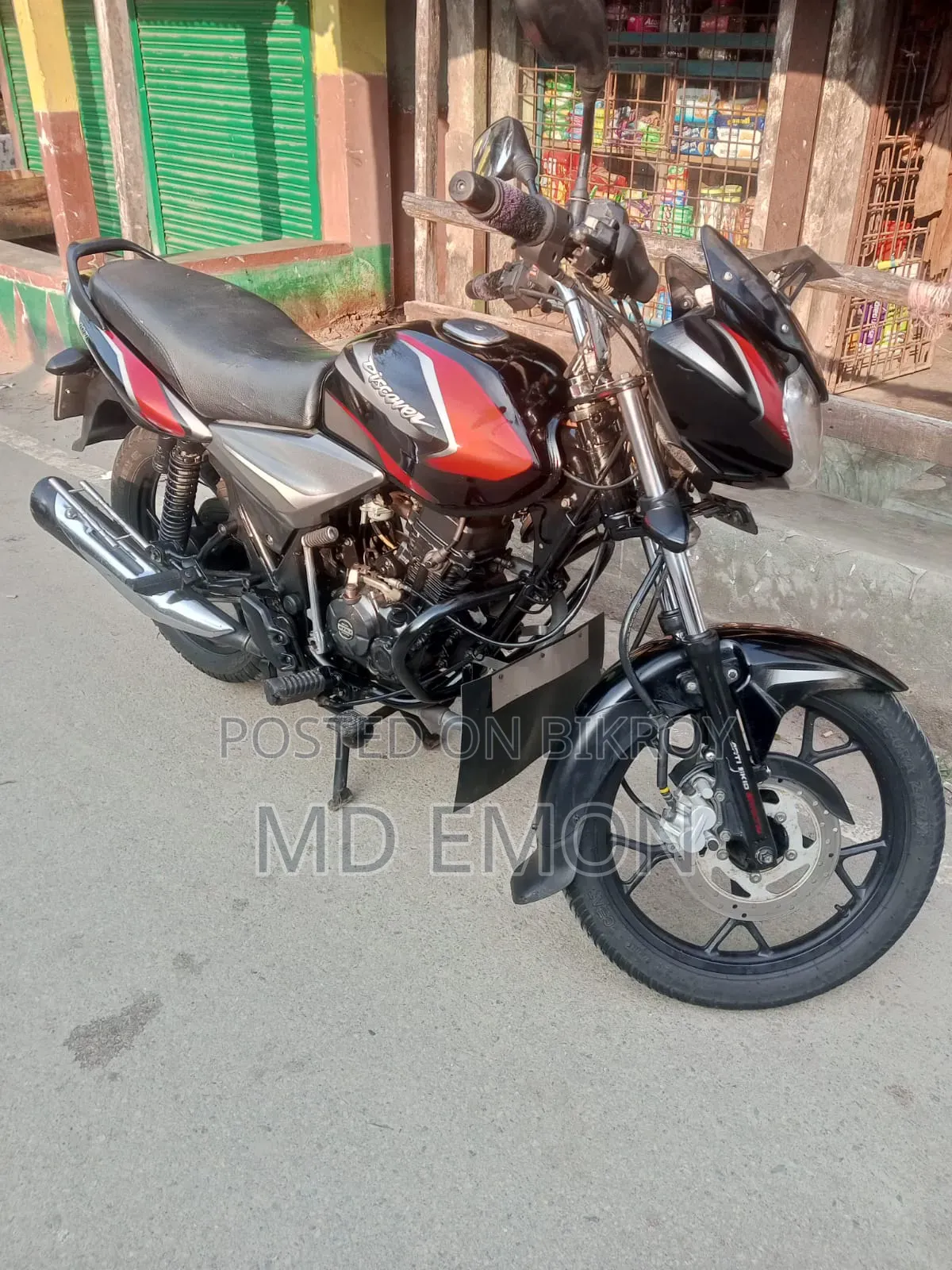 বাজাজ ডিসকভার ১১০ ২০২২ ব্ল্যাক