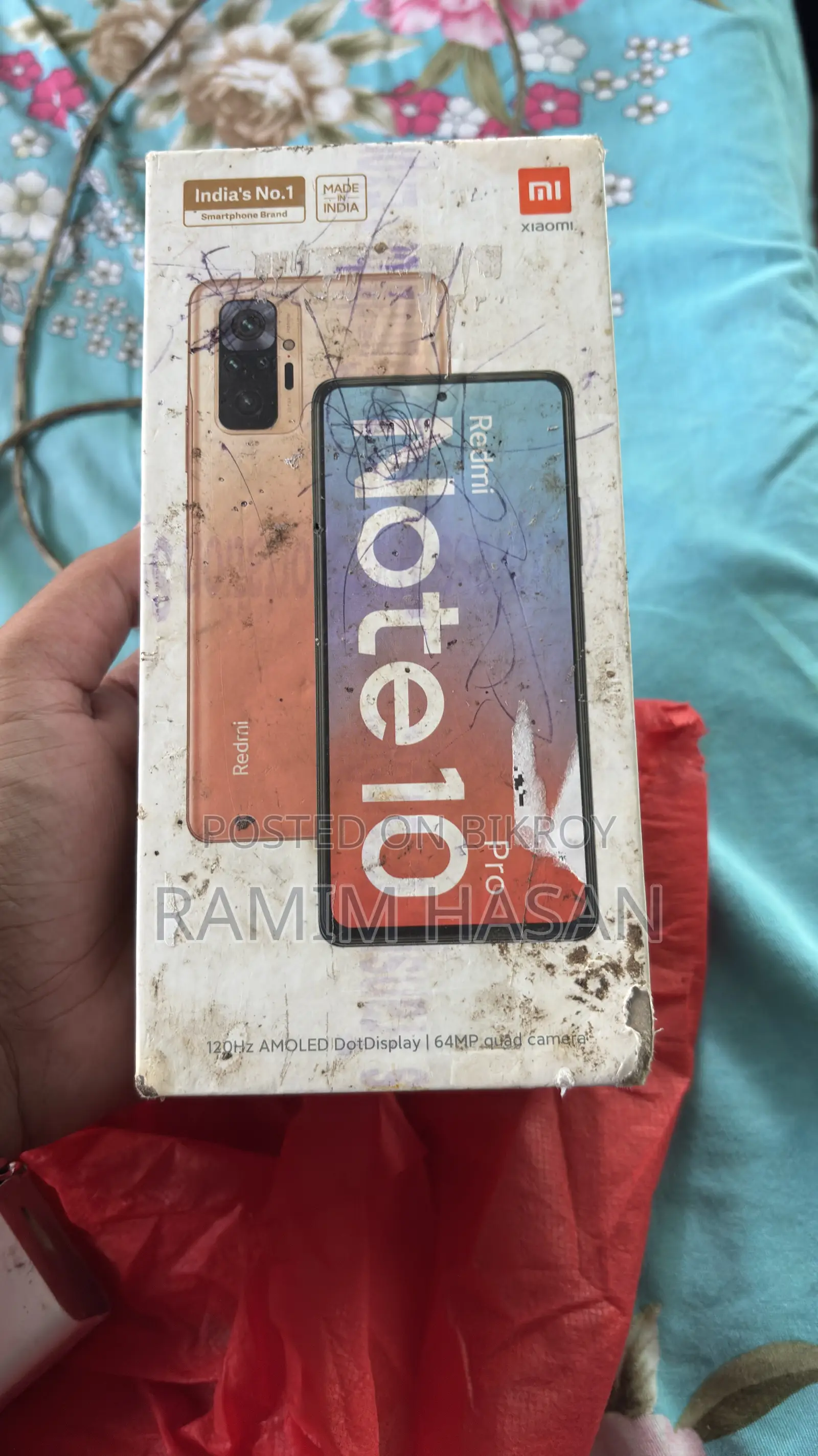 শাওমি রেডমি নোট ১০ প্রো ১২৮ জিবি রোজ গোল্ড