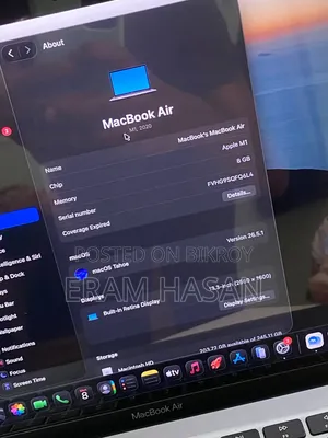 Laptop Apple MacBook Air 2020 M1 8GB Apple M1 eMMC 256GB