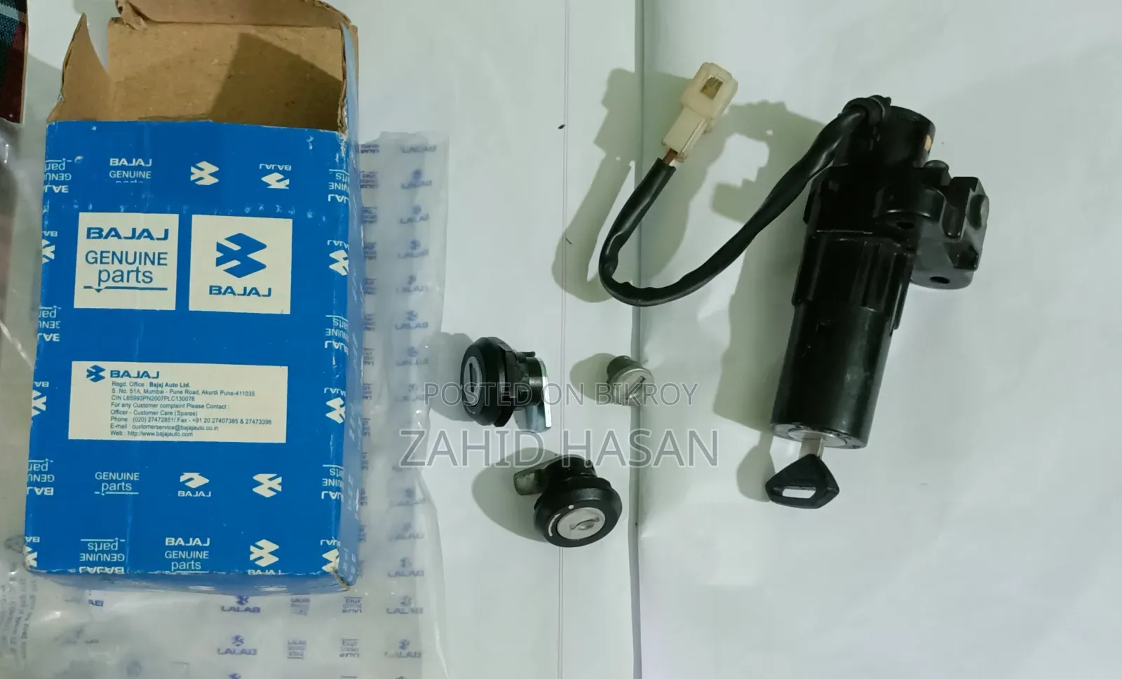 Lock Kit/Set Pulsar Single Disc ABS