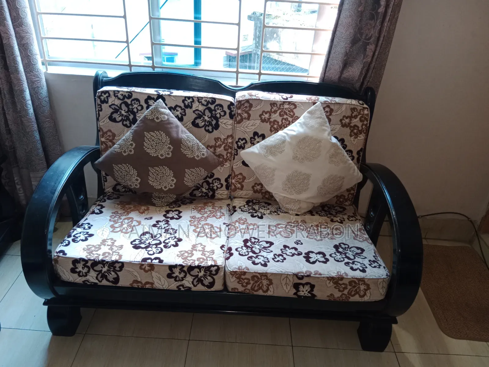 Original Teak Wood(Shegun Kath) Sofa