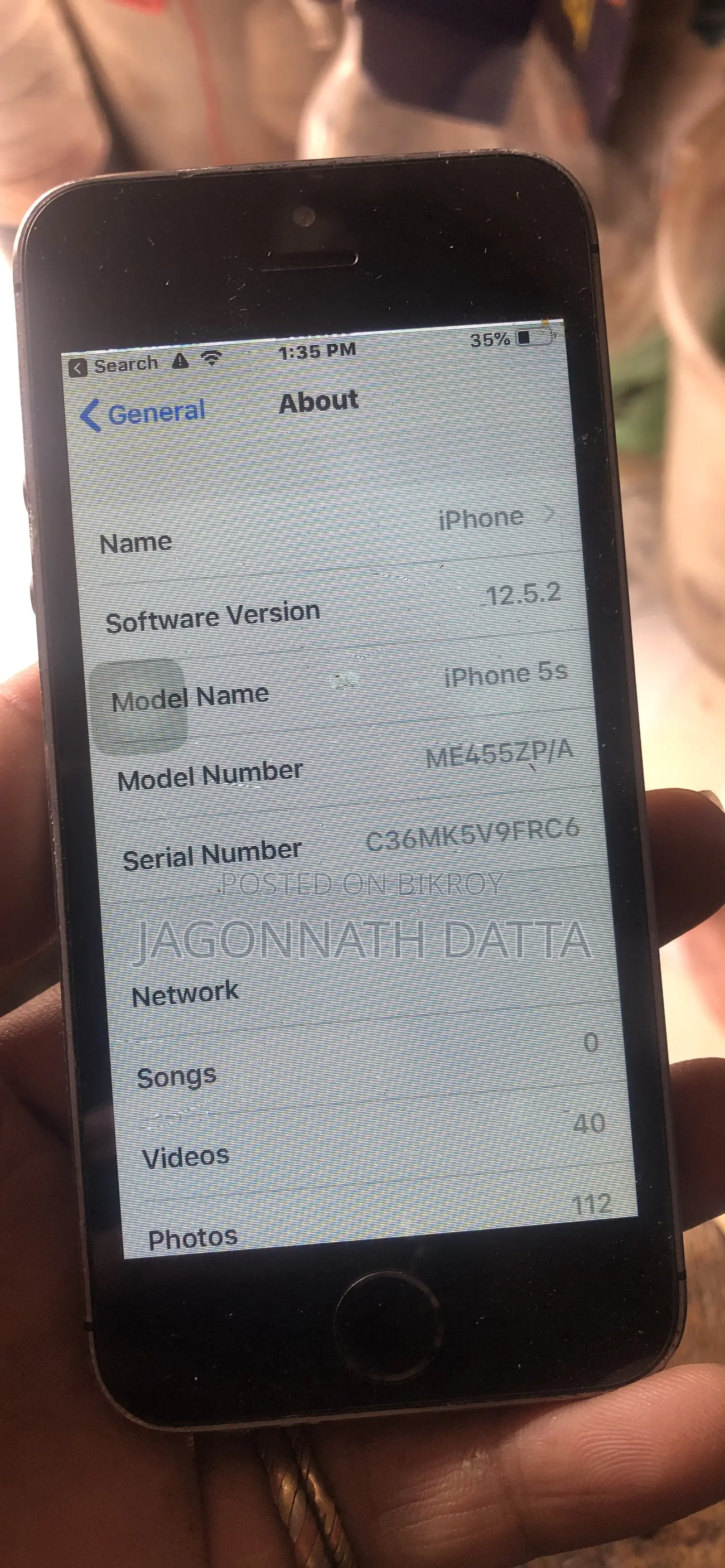 Apple iPhone 5s 32 GB Gray
