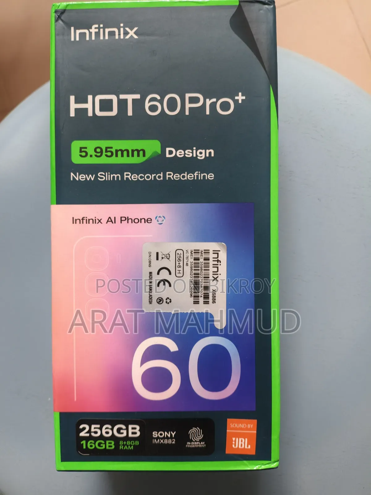Infinix Hot 60 Pro+ 256 GB Silver