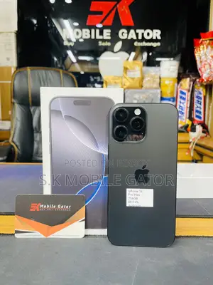 অ্যাপল আইফোন ১৬ প্রো ম্যাক্স ২৫৬ জিবি ব্ল্যাক