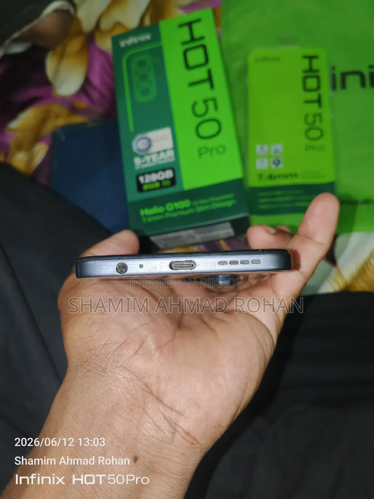 Infinix Hot 50 Pro 256 GB Black