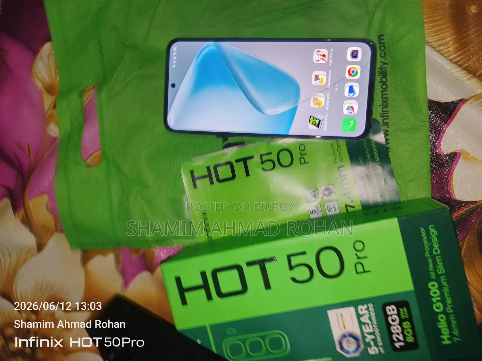 Infinix Hot 50 Pro 256 GB Black