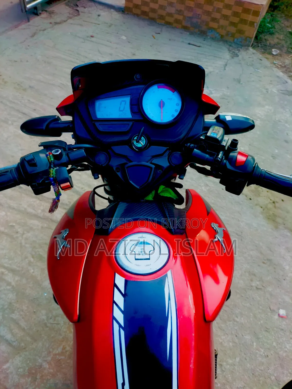 TVS Apache RTR 160 2V 2018 Red
