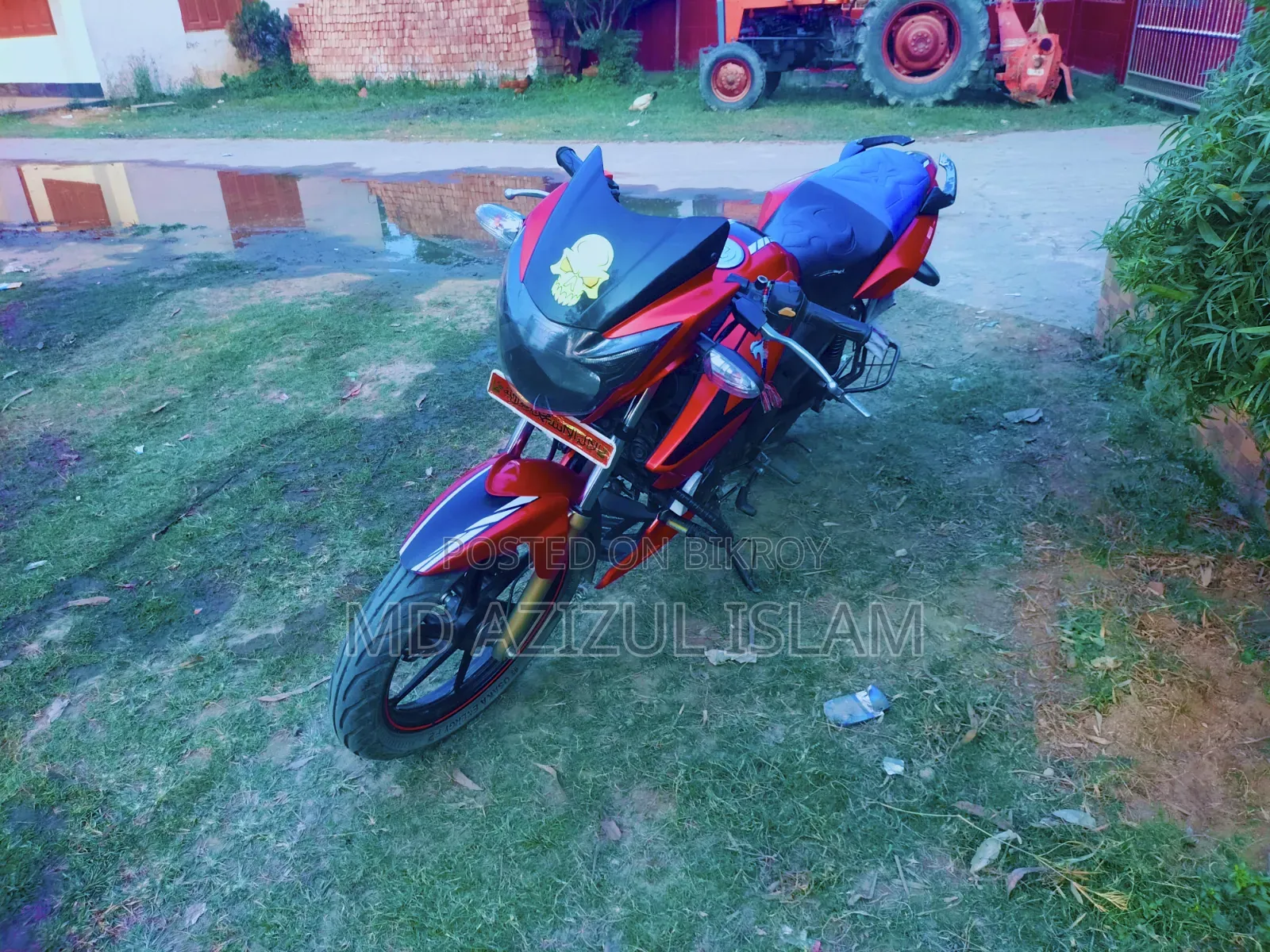 TVS Apache RTR 160 2V 2018 Red