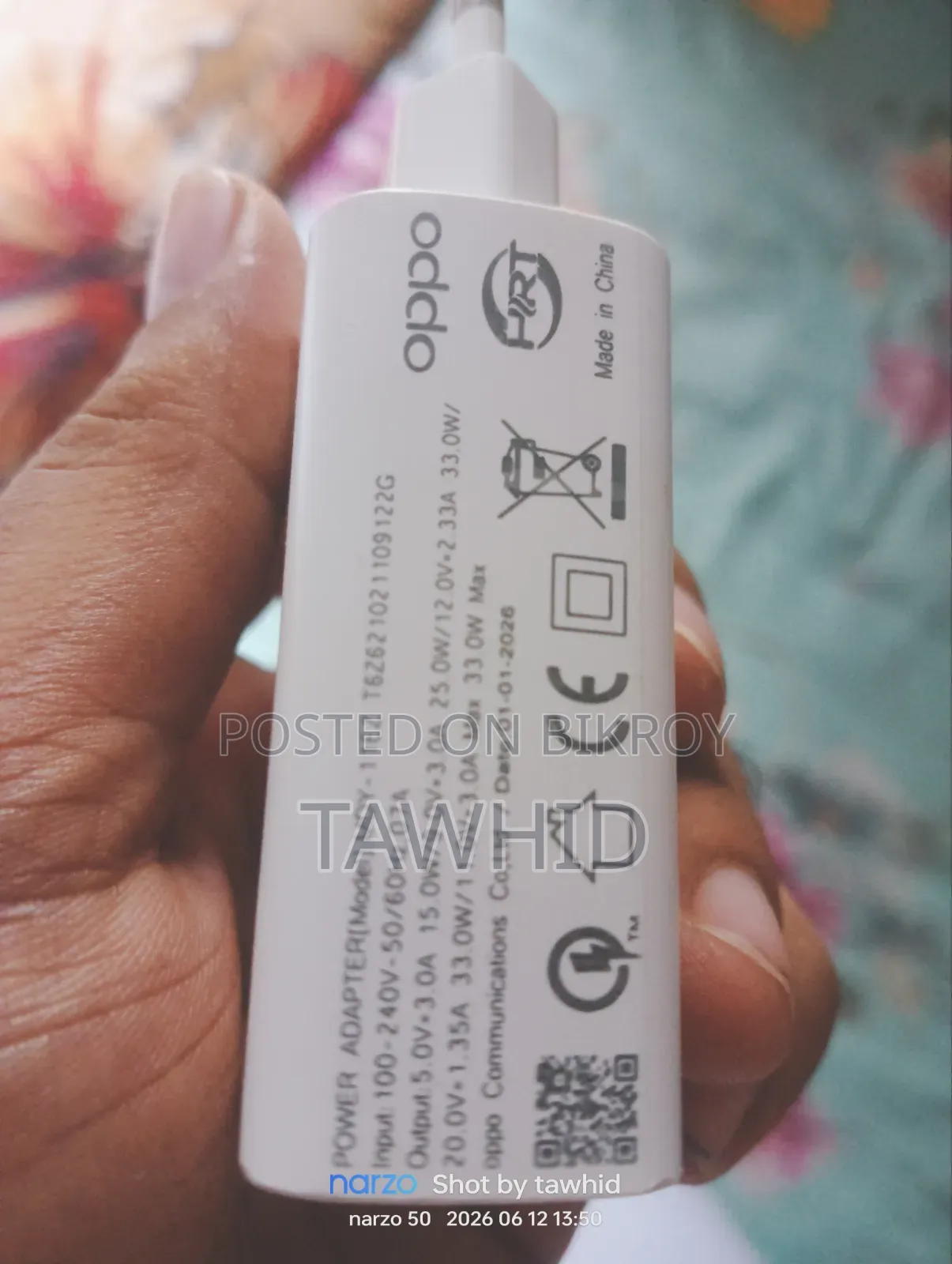 Oppo Original 33w Super Fast Charger