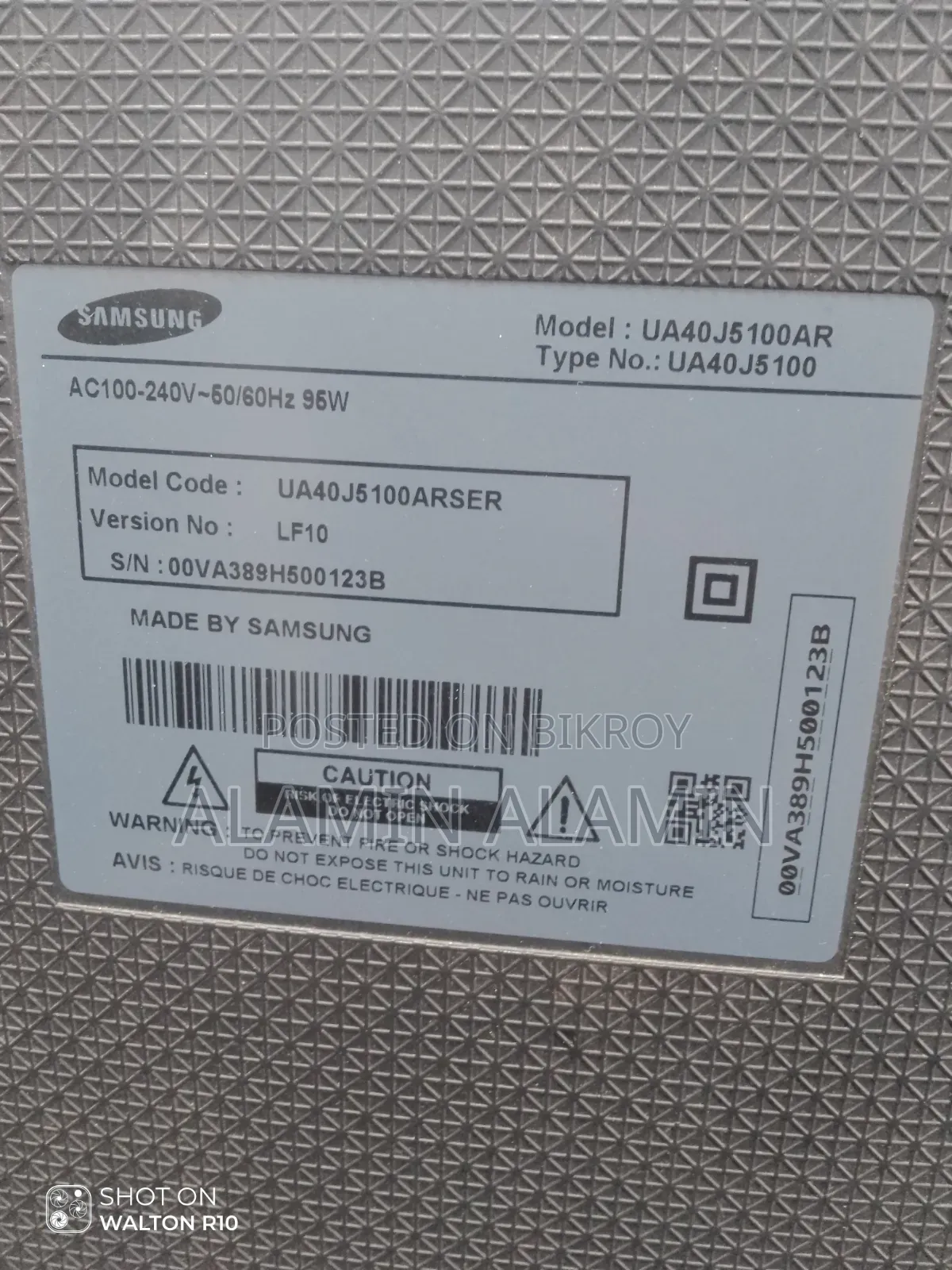 Samsung 40 Inch Full HD LED TV - UA40J5100AR