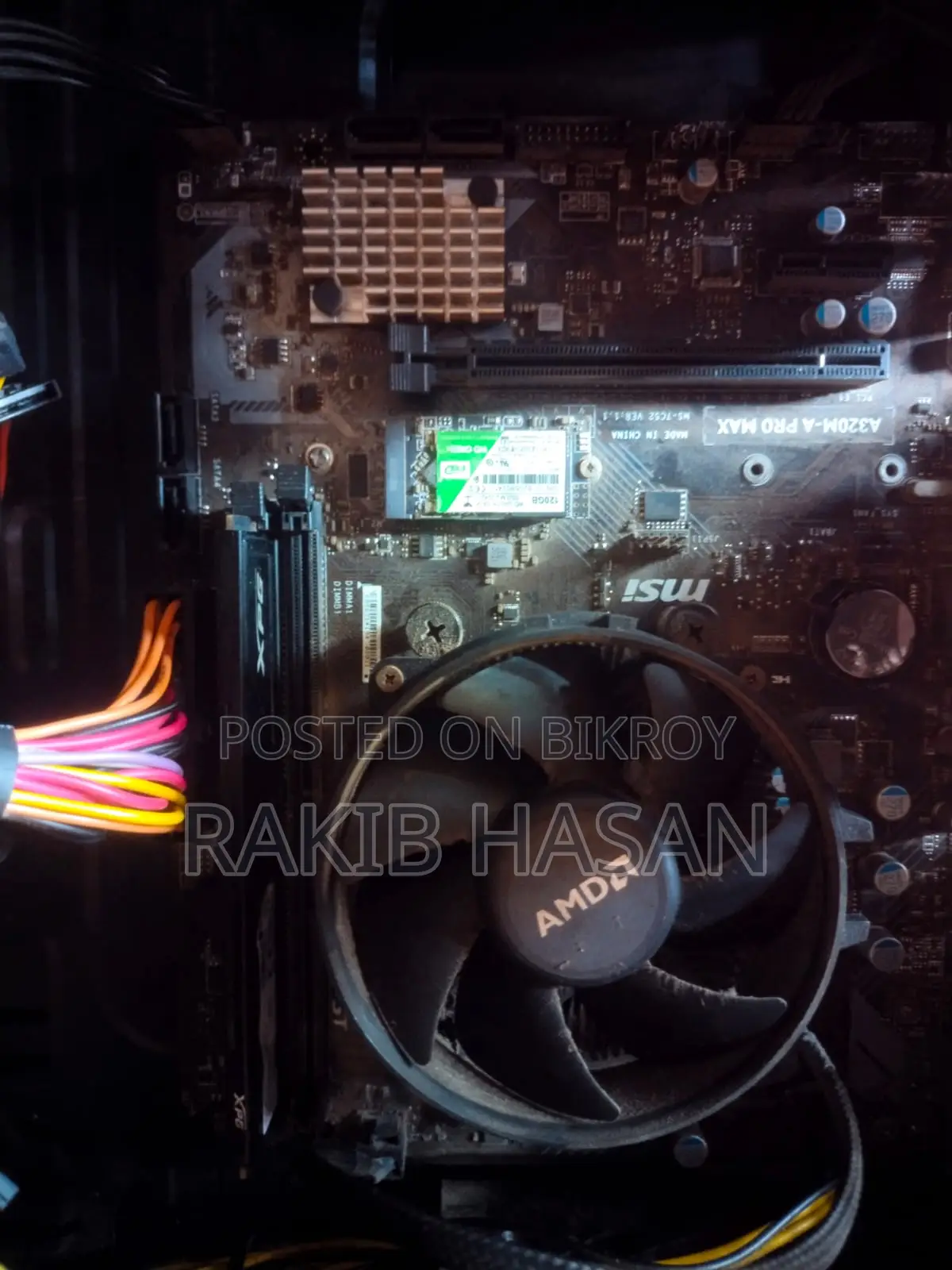 Desktop Computer MSI Model 8GB AMD Ryzen SSD 128GB