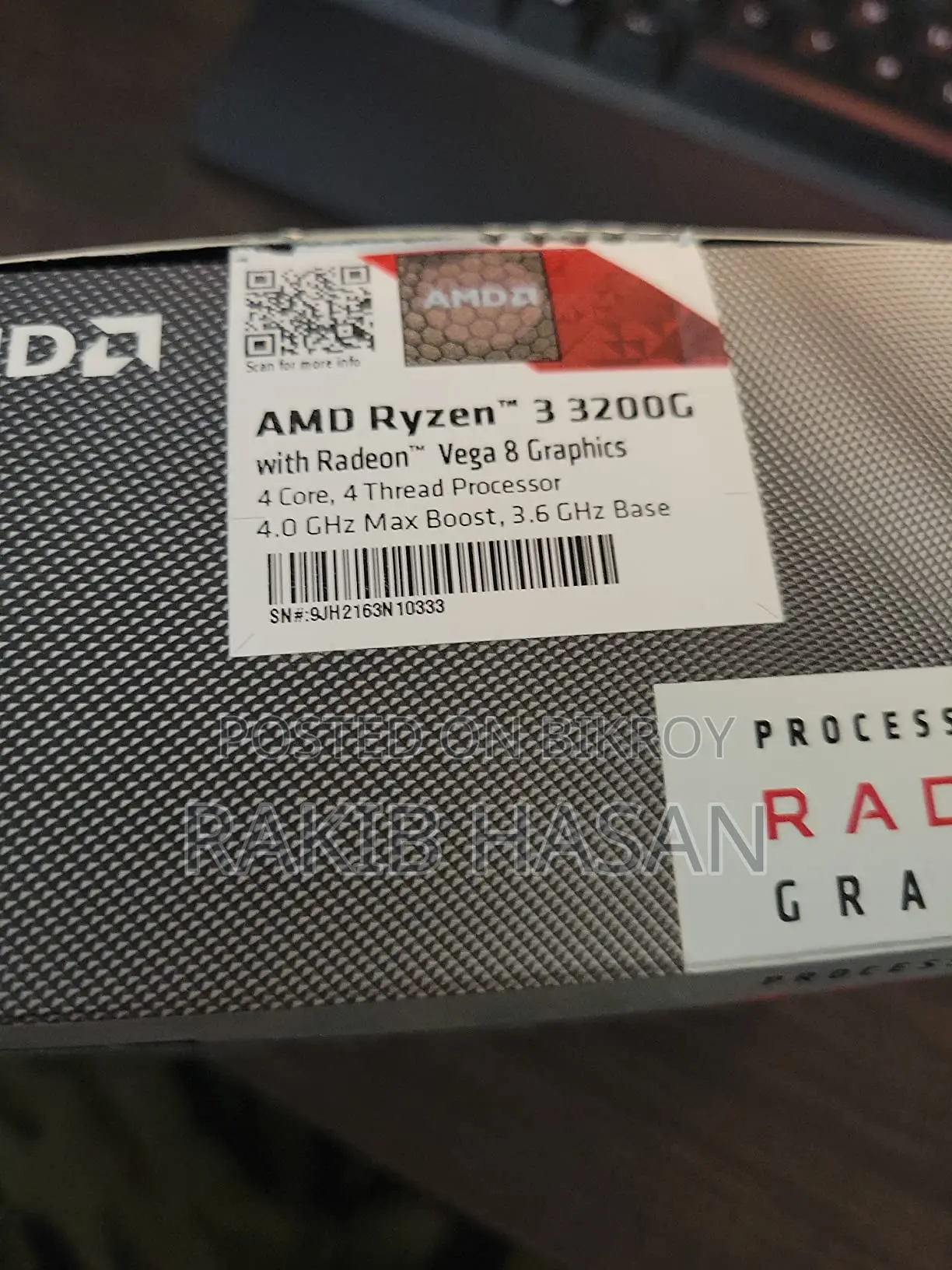 Desktop Computer MSI Model 8GB AMD Ryzen SSD 128GB