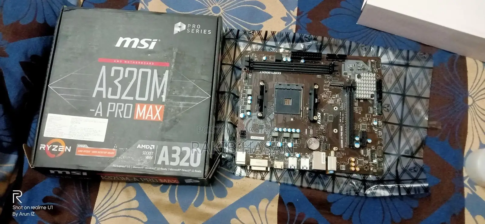 Desktop Computer MSI Model 8GB AMD Ryzen SSD 128GB