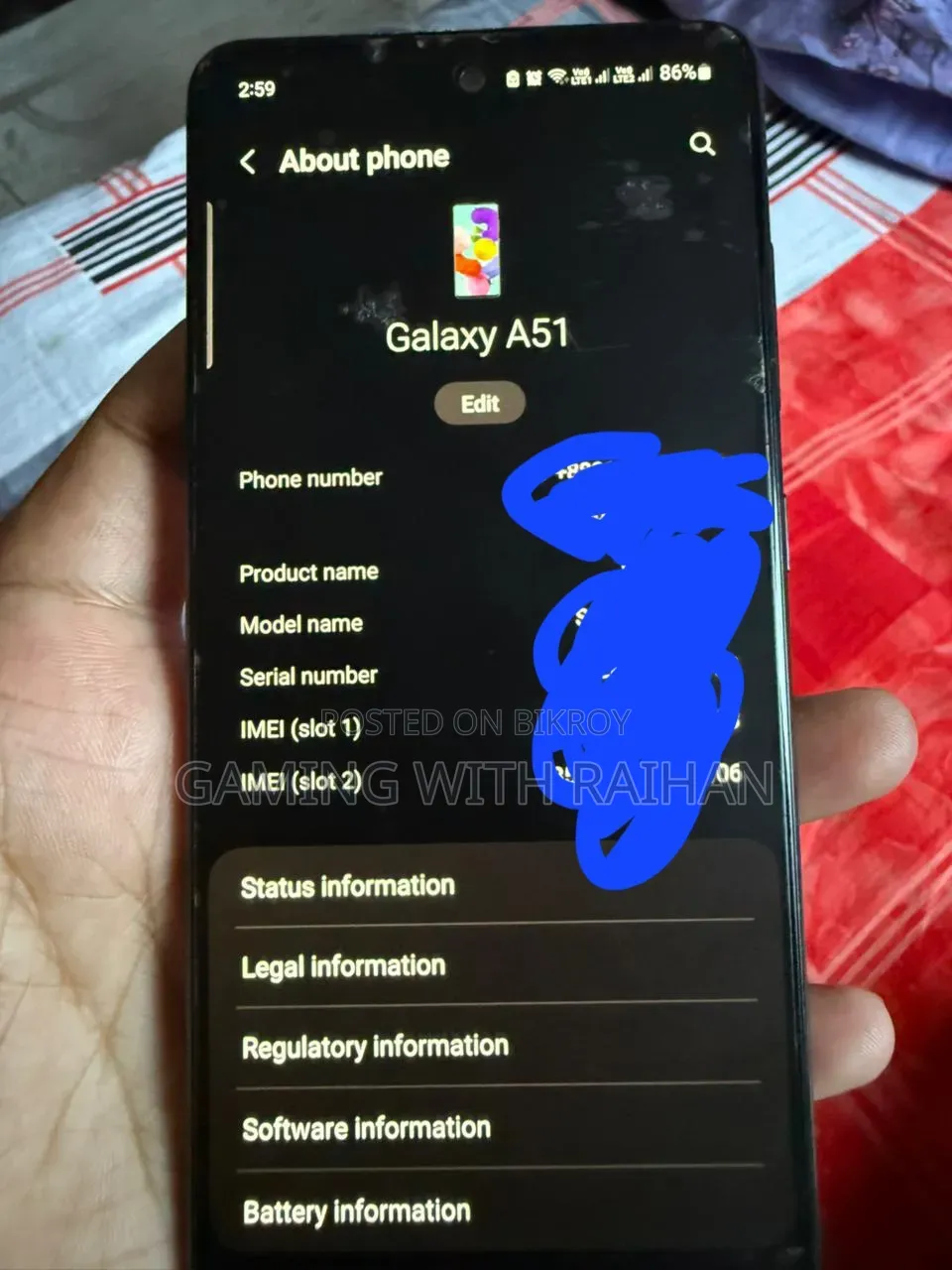 Samsung Galaxy A51 128 GB Black