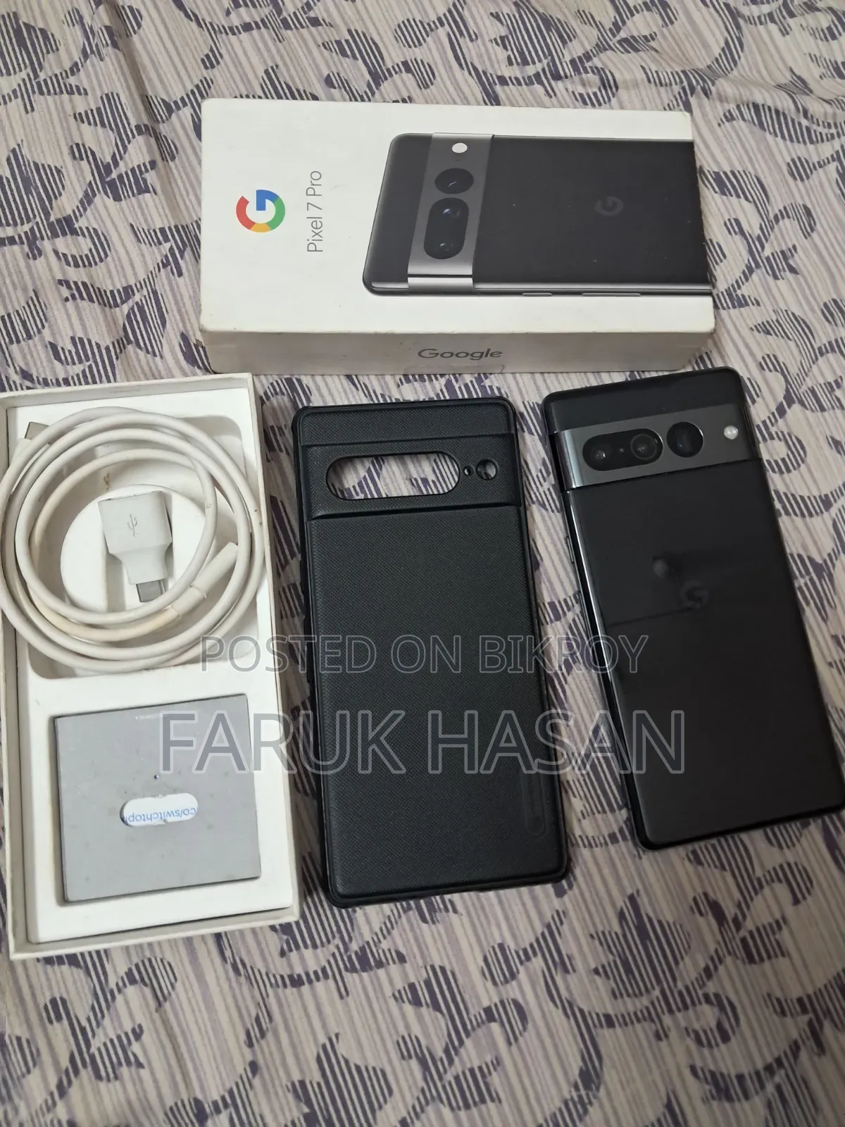 গুগল পিক্সেল ৭ প্রো ১২৮ জিবি ব্ল্যাক