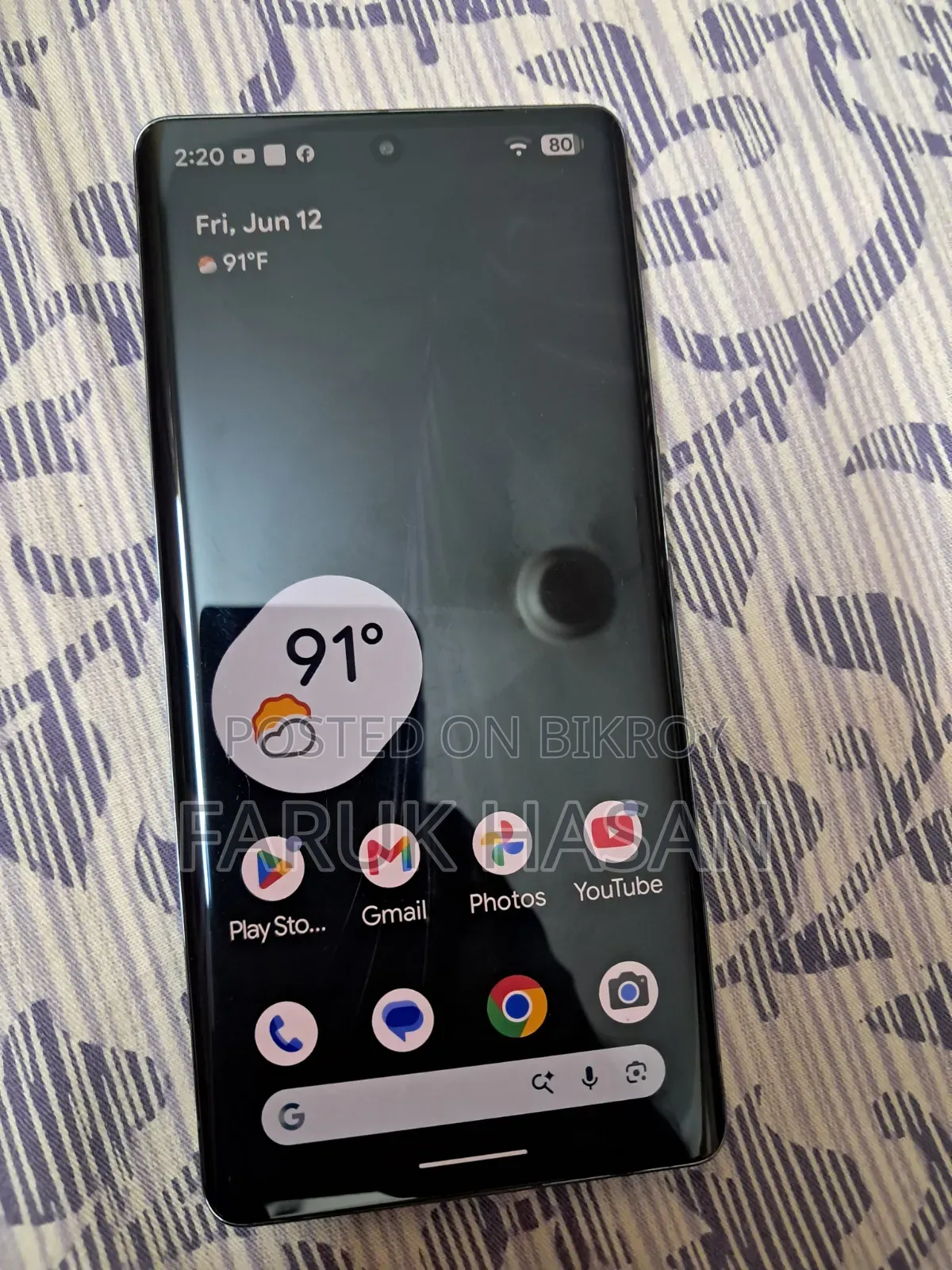 গুগল পিক্সেল ৭ প্রো ১২৮ জিবি ব্ল্যাক