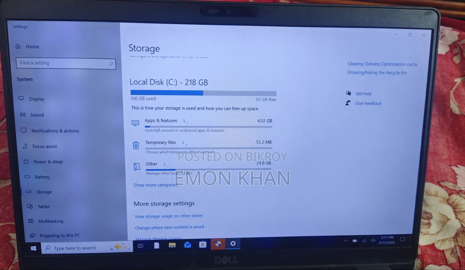 Laptop Dell Latitude 5310 8GB Intel Core I5 SSD 250GB