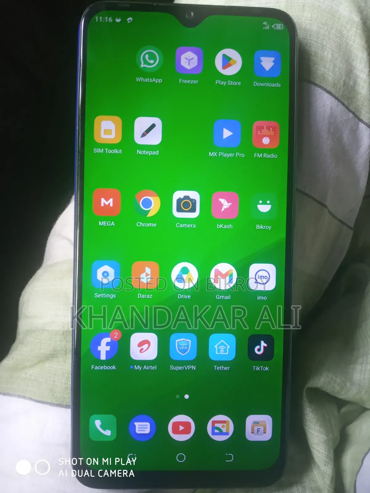 Tecno Spark 6 Air 32 GB Blue