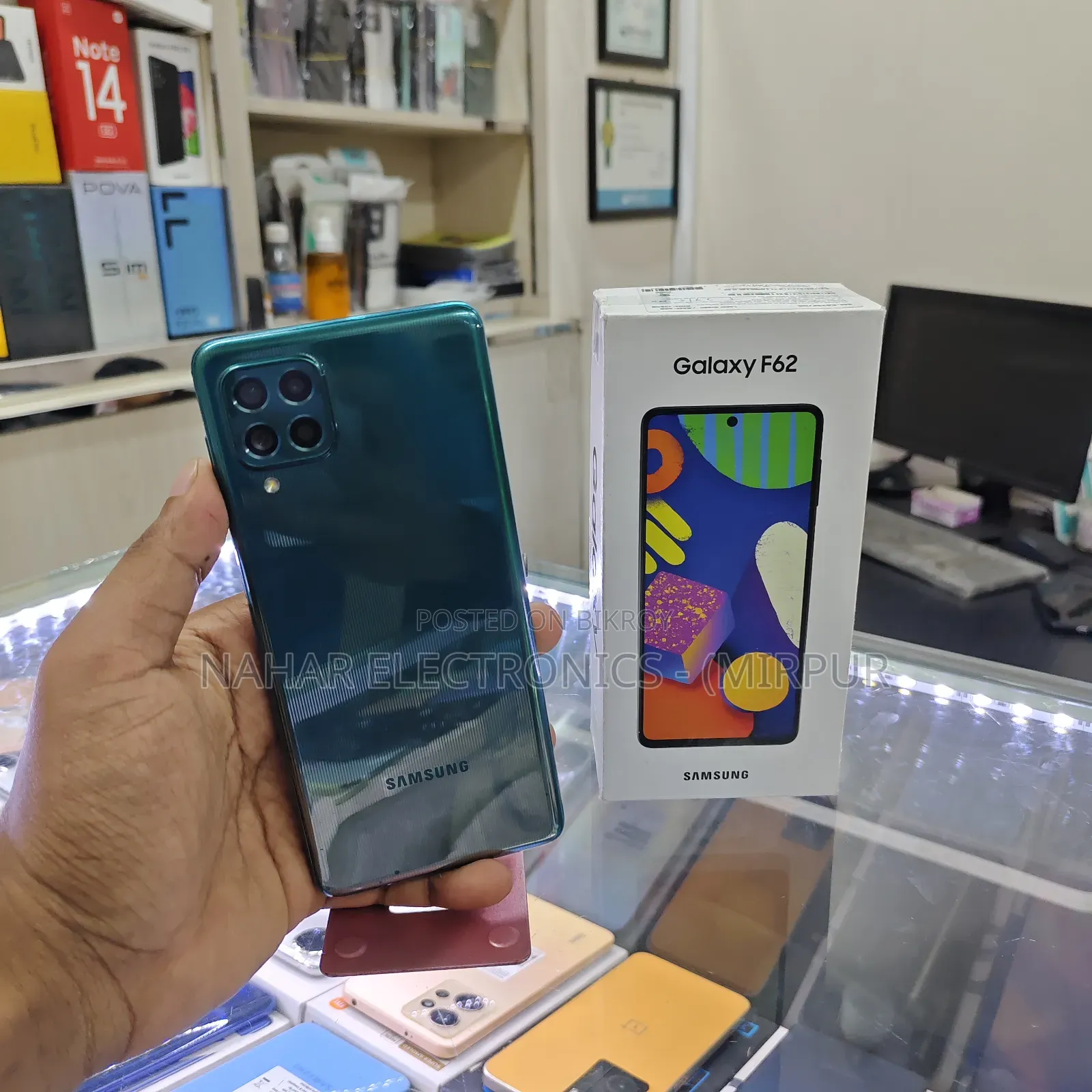 Samsung Galaxy F62 128 GB Green