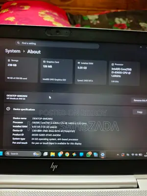 Laptop HP EliteBook 840 G6 8GB Intel Core I5 HDD 256GB