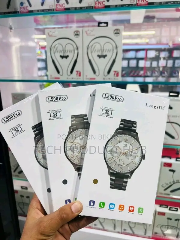 Langsfit L500 Pro ব্লুটুথ কলিং স্মার্ট ওয়াচ