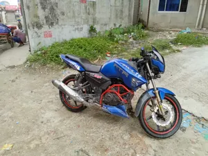 TVS Apache RTR 160 2V 2018 Blue