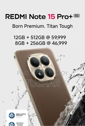 Xiaomi Redmi Note 15 Pro+ ২৫৬ জিবি