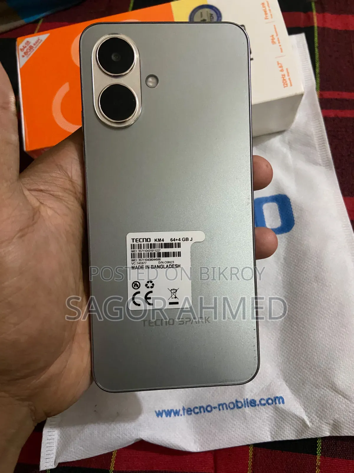 Tecno Spark Go 64 GB Silver