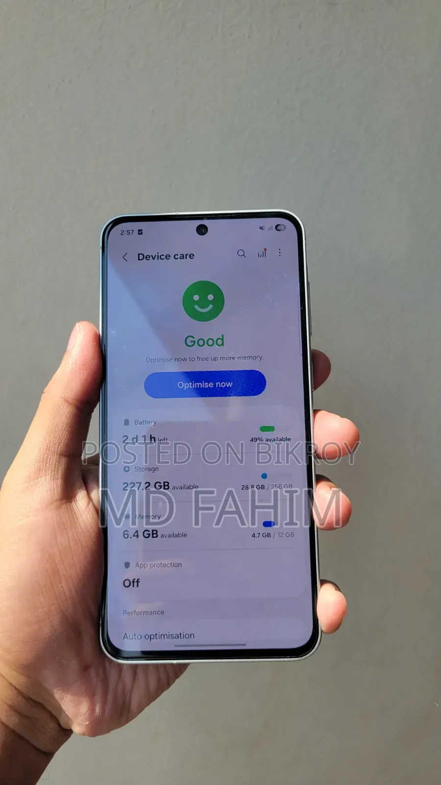 স্যামসাং গ্যালাক্সি এ৫৬ ১২৮ জিবি