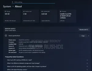 Desktop Computer 8GB Intel Core I5 HDD+SSD 512GB