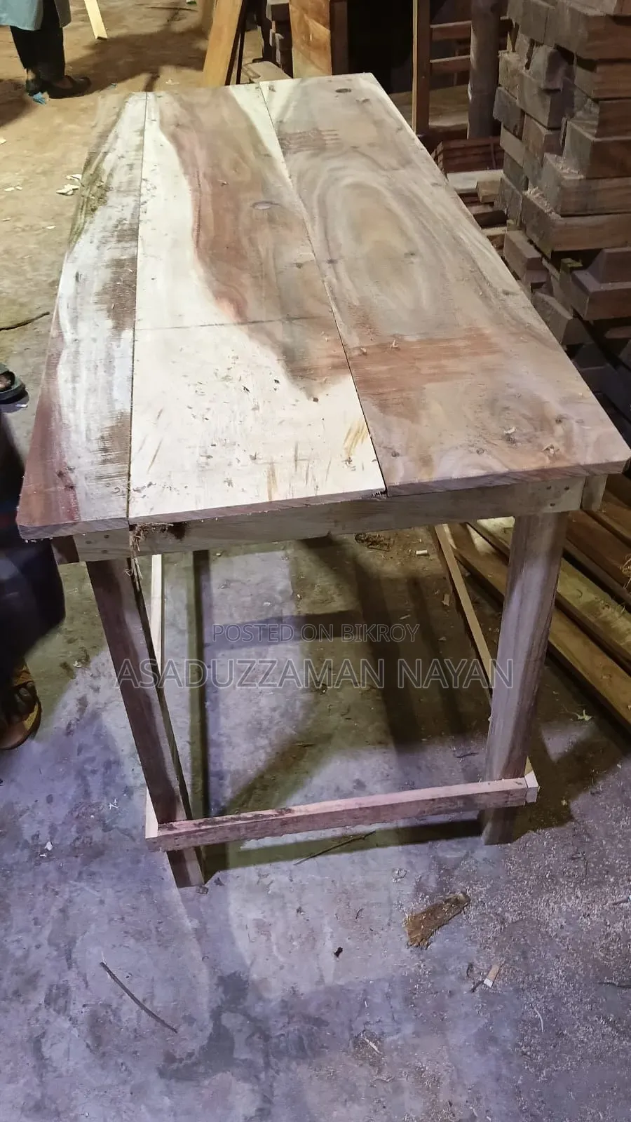 Table for Sale | 5x2 Feet | Used for only 10 hours | 2000 Taka