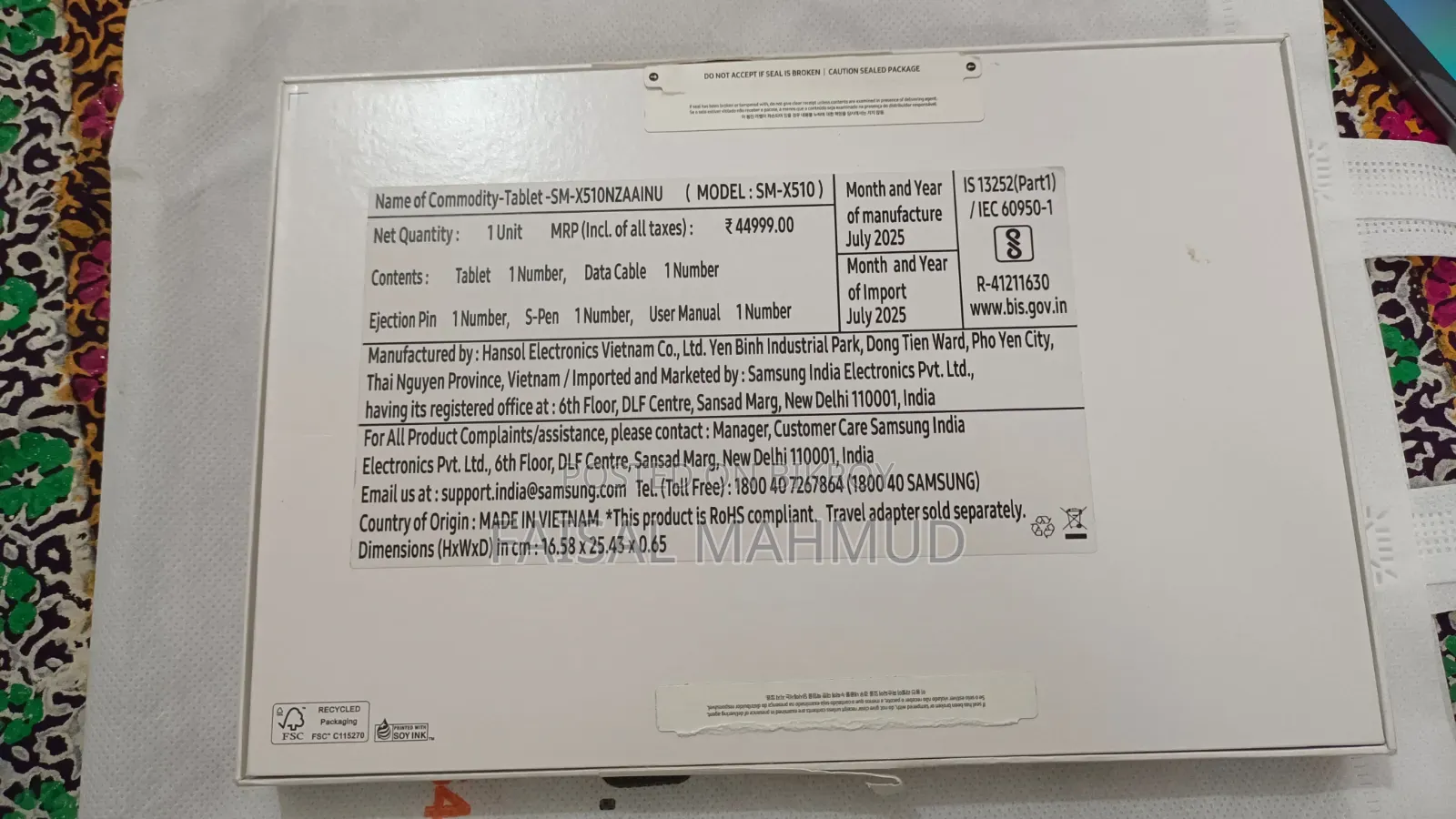 Samsung Galaxy Tab S9 FE 128 GB Gray