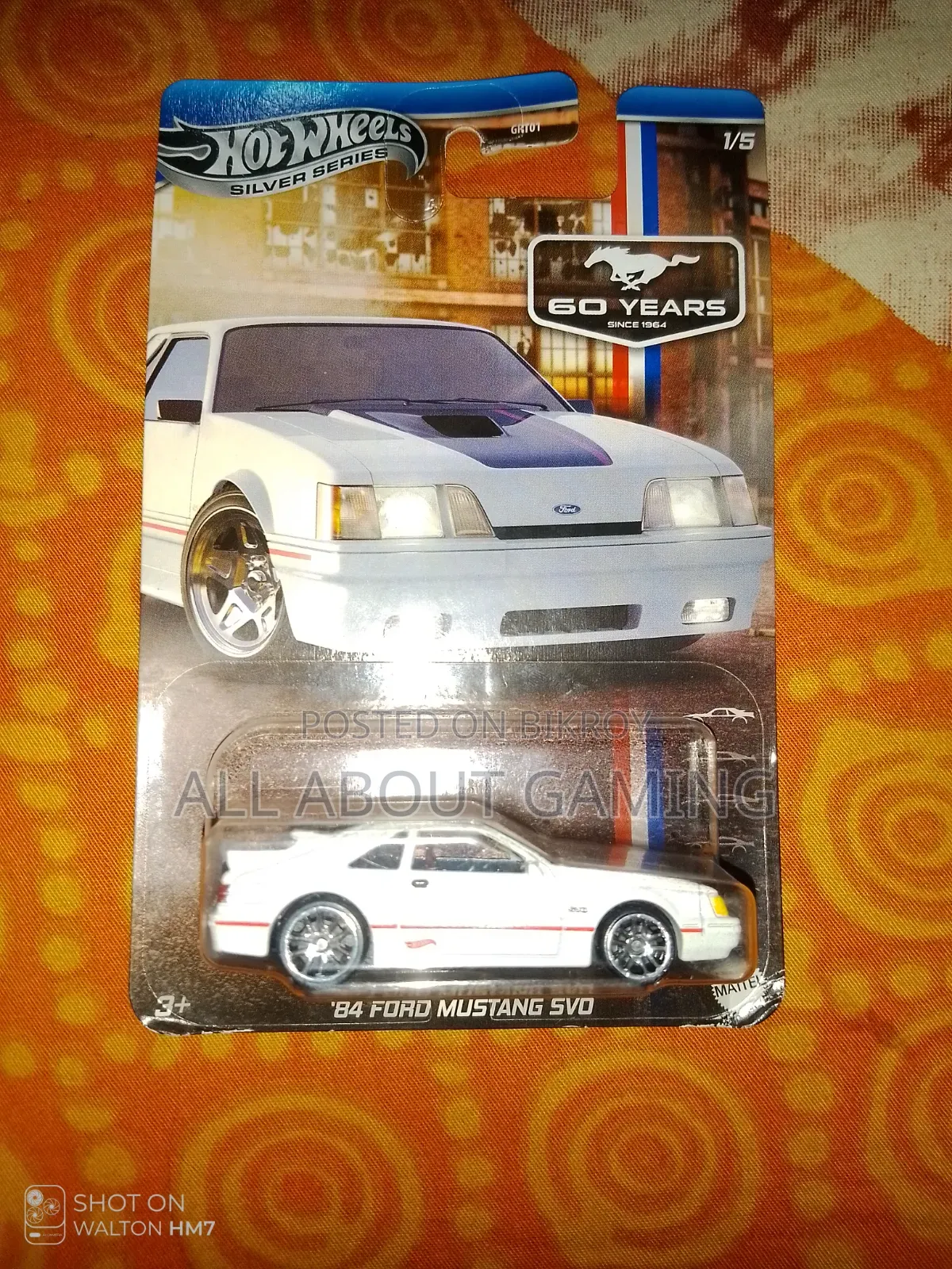 Hotwheels Silver Series (84' Ford Mustang Svo)